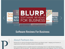Tablet Screenshot of partnersinc.biz